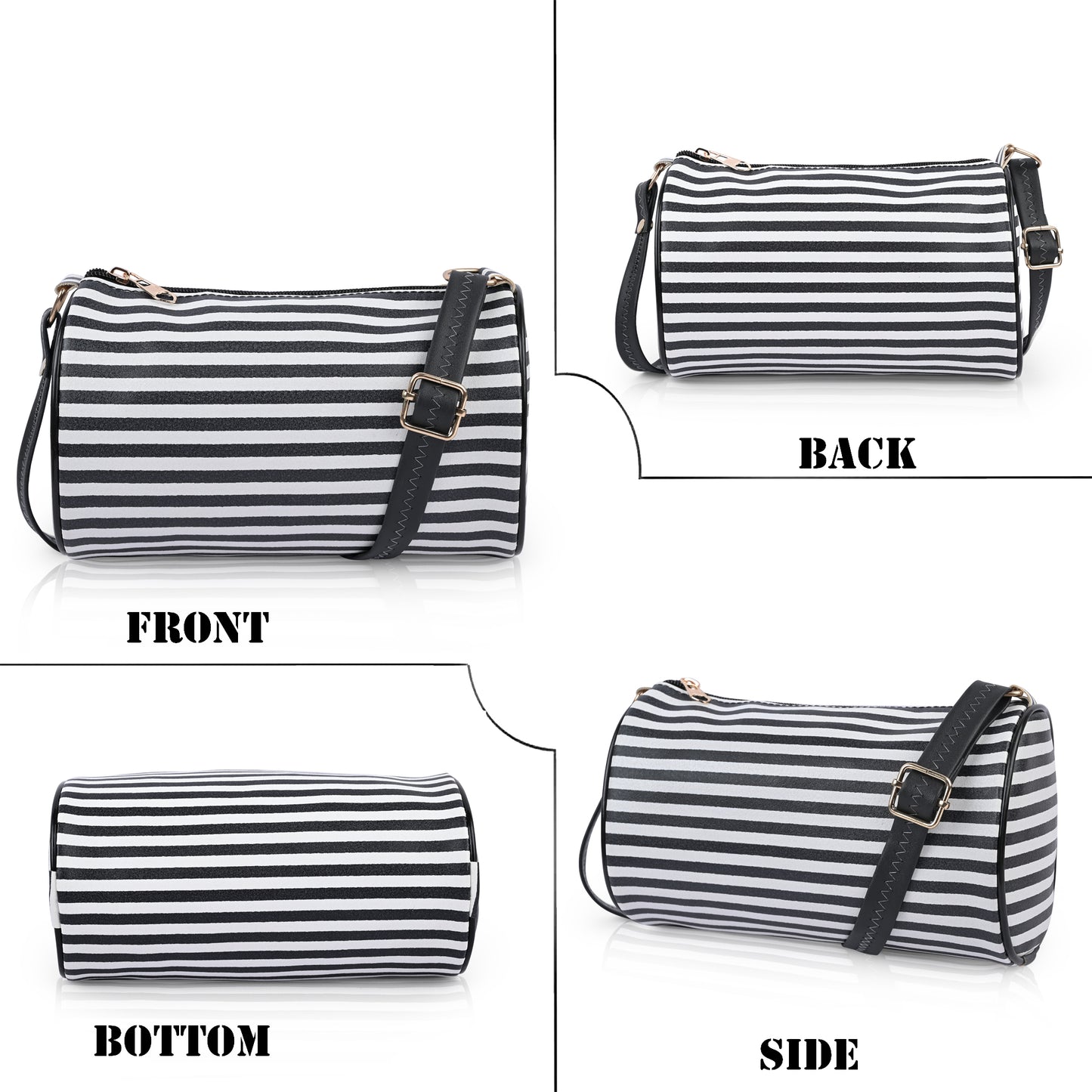 Women's Aztec Print Barrel Crossbody Bag