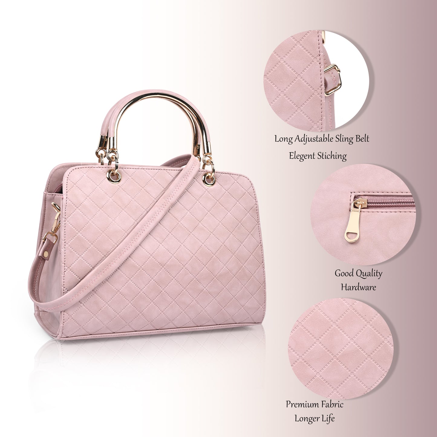 Stylish Pink Handbag