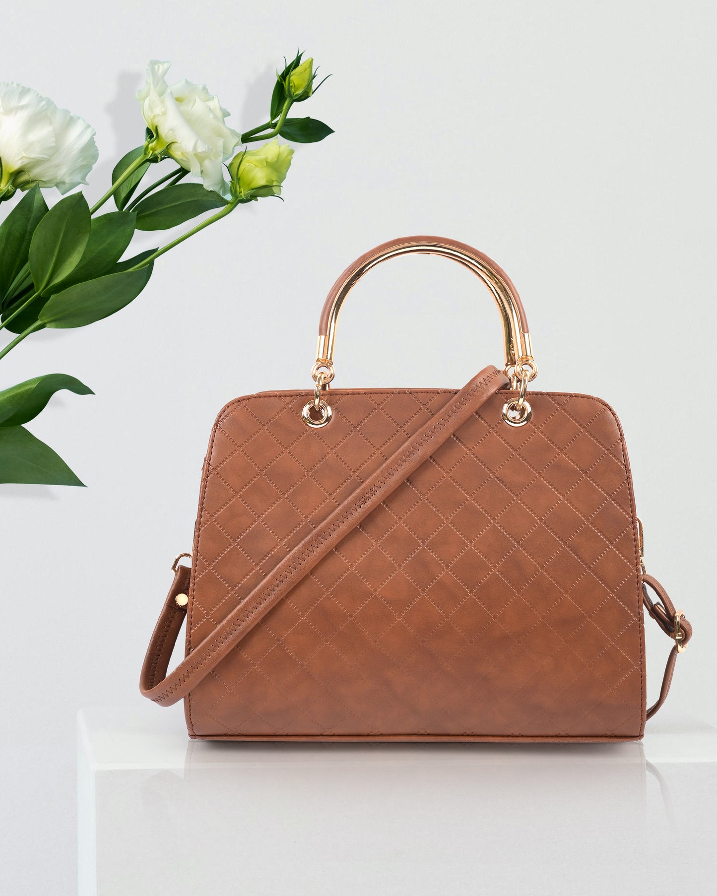 Brown Hand Carry Bag