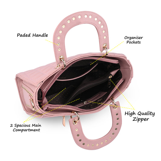 Pink Stylish Cross Shoulder Bag