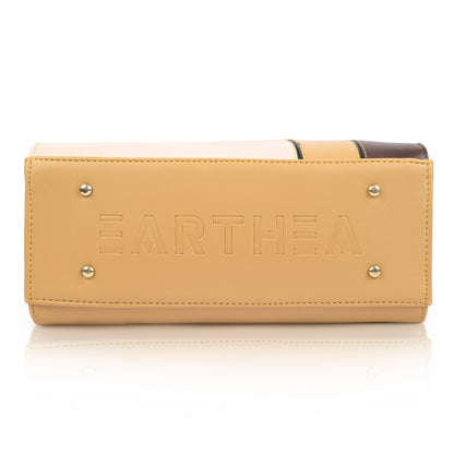 Beige Faux Leather Handbags for Women