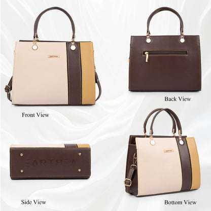 Brown Faux Leather Handbags for Women