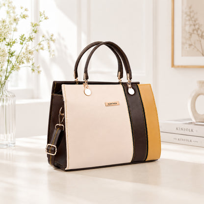 Brown Faux Leather Handbags for Women