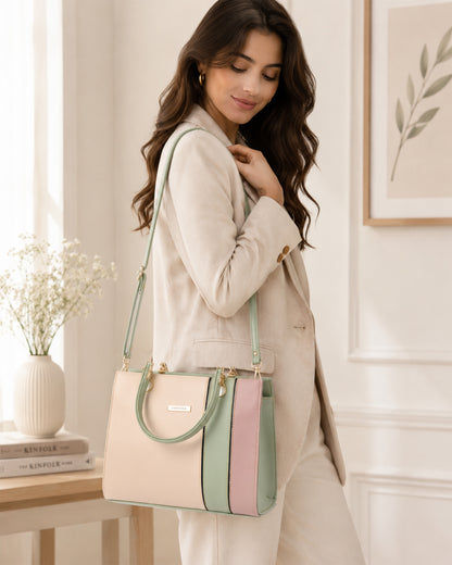 Multicoloured Faux Leather Handbags for Women