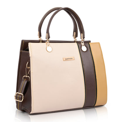 Brown Faux Leather Handbags for Women