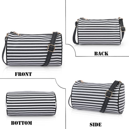 Women's Aztec Print Barrel Crossbody Bag