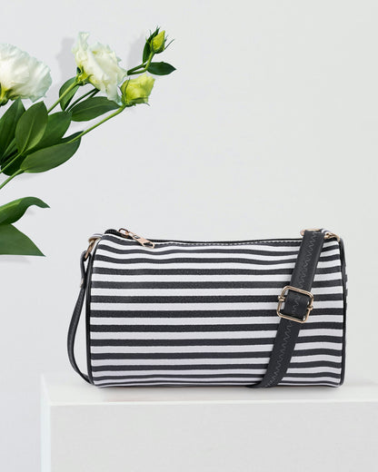 Women's Aztec Print Barrel Crossbody Bag