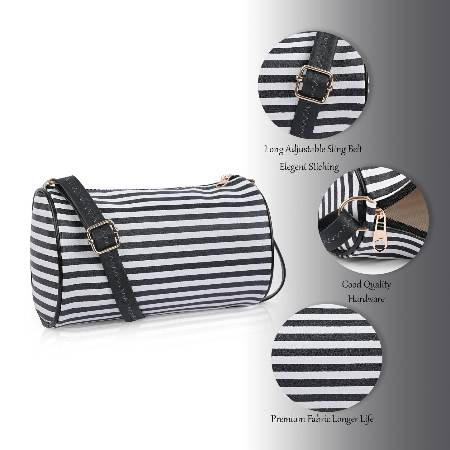 Women's Aztec Print Barrel Crossbody Bag