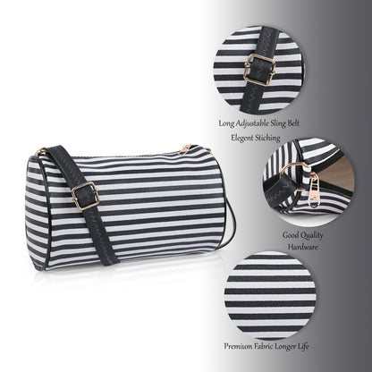 Women's Aztec Print Barrel Crossbody Bag