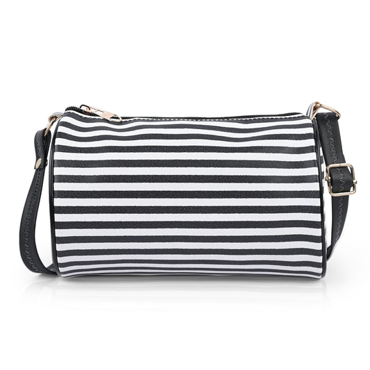 Women's Aztec Print Barrel Crossbody Bag