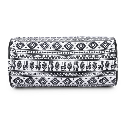Aztec Print Barrel Crossbody Bags