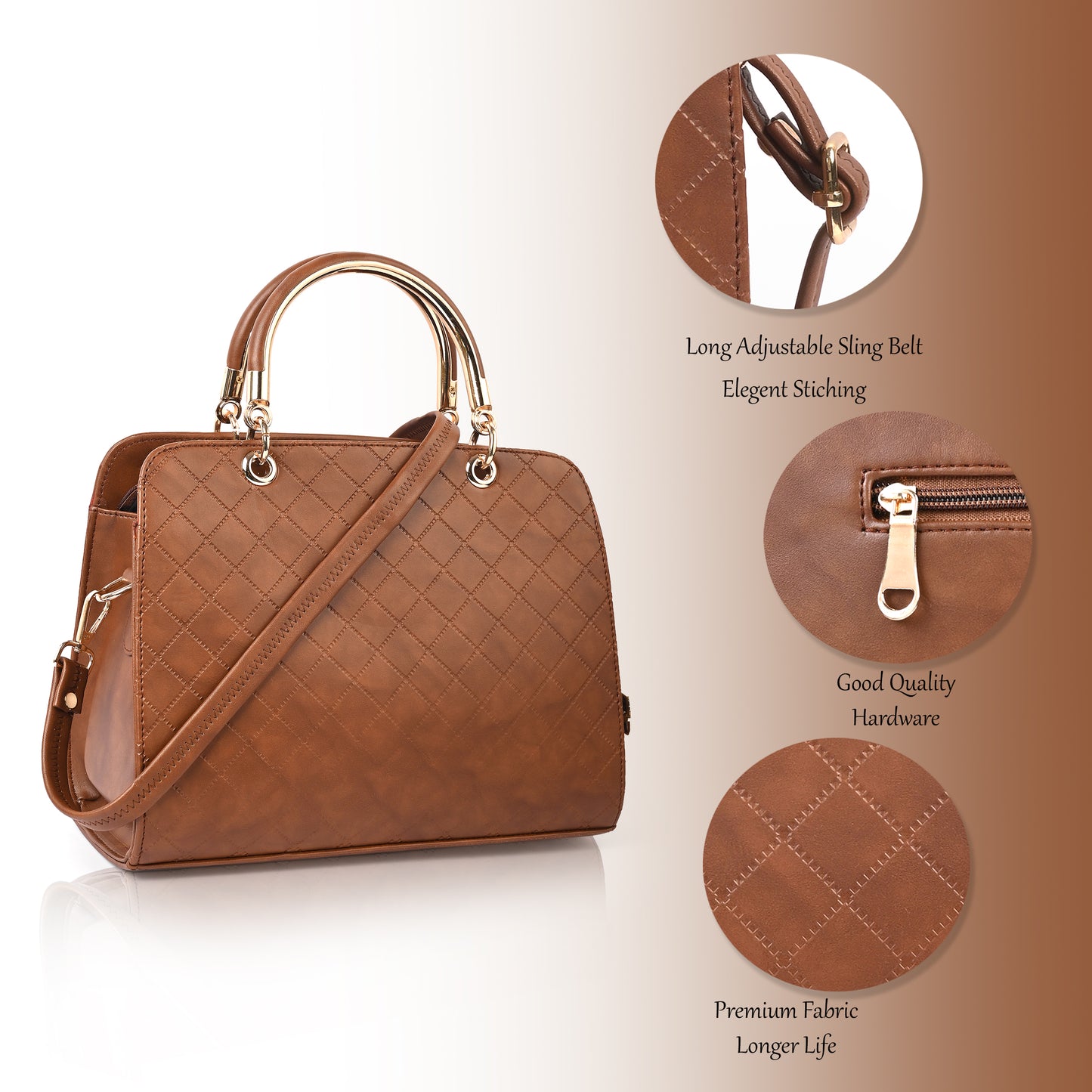 Brown Hand Carry Bag