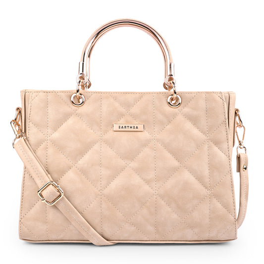 Aurelia Champagne Beige Satchel