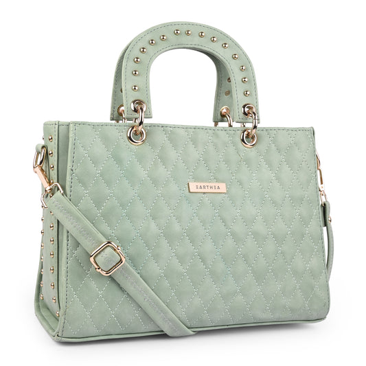 Serena Mint Green Satchel