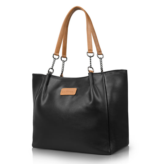 Women's Luxury Black Tote Bag