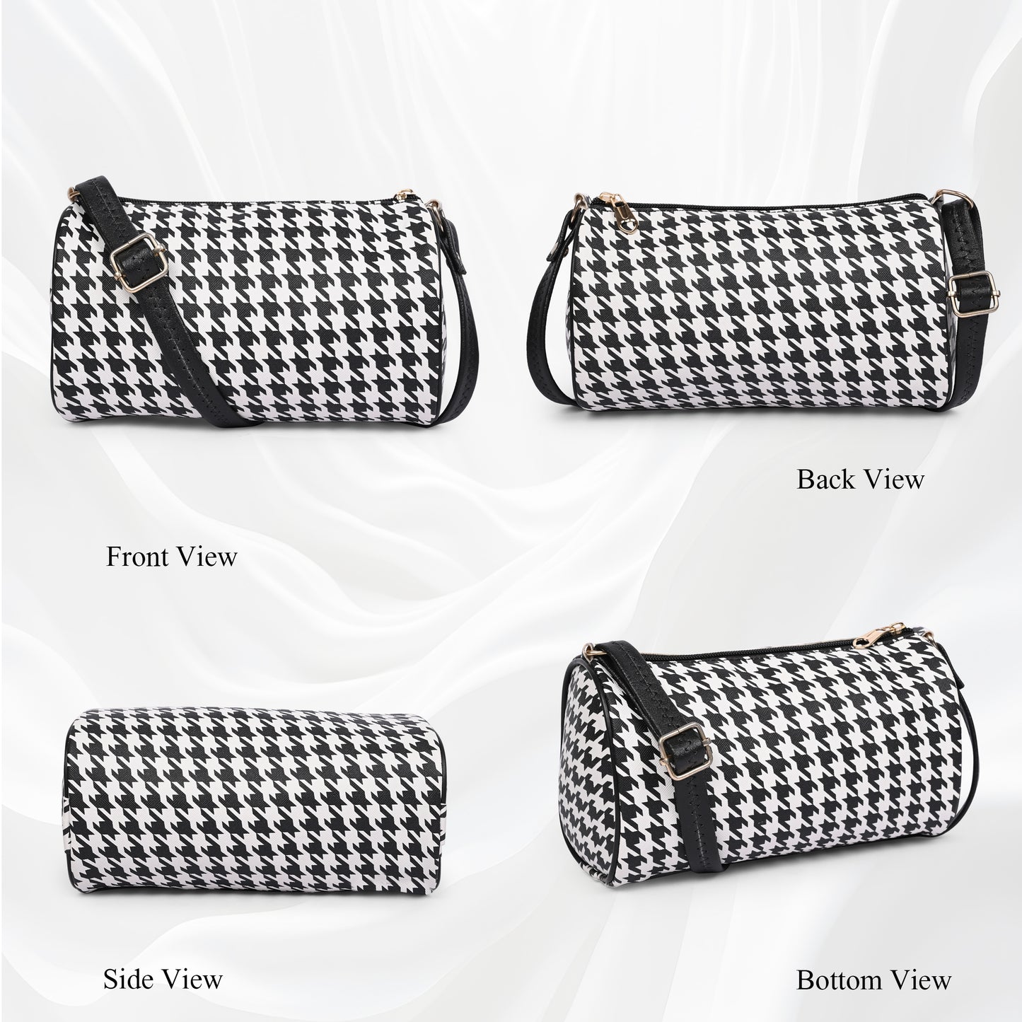 Aztec Print Barrel Crossbody Bag