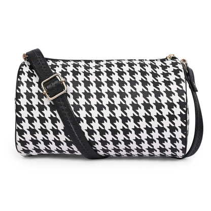 Aztec Print Barrel Crossbody Bag