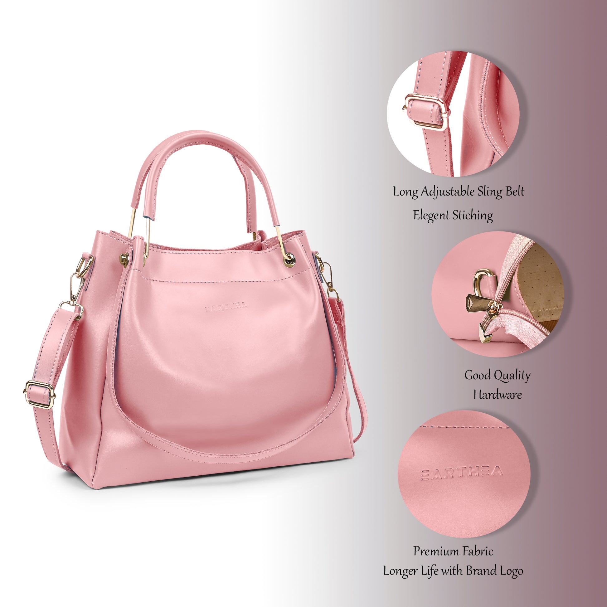 premium leather sling bag women Delhi pink sling bag