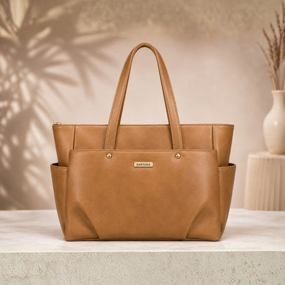 Structured Tote Bag with Tasselled