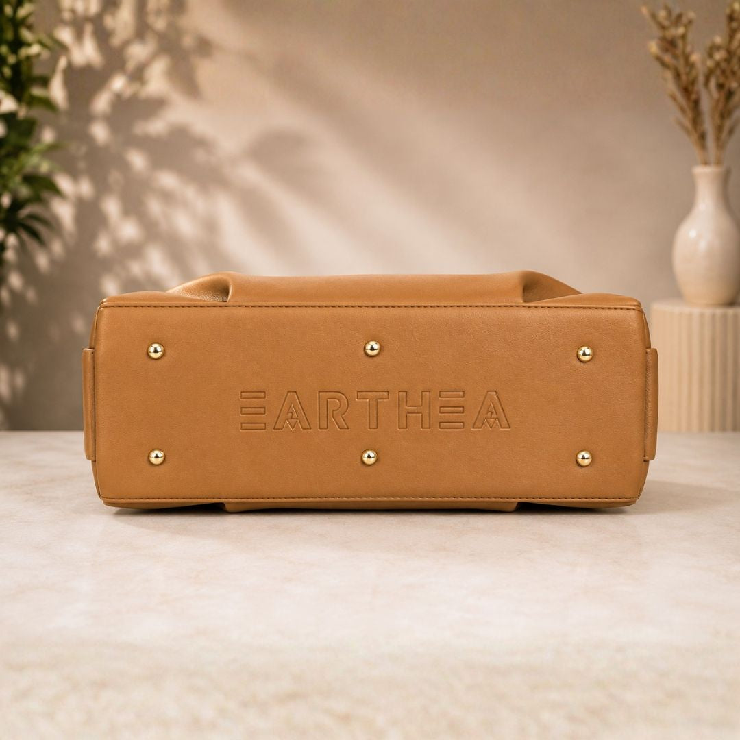 Structured Tote Bag with Tasselled