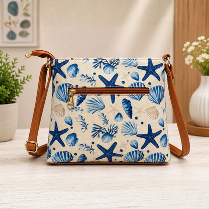 Royal Heritage Ocean Pattern Sling Bag