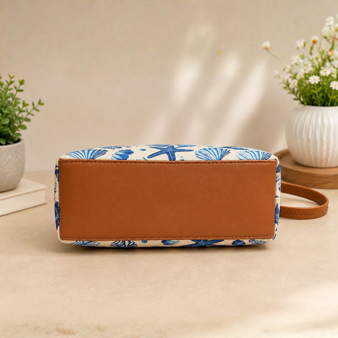 Royal Heritage Ocean Pattern Sling Bag