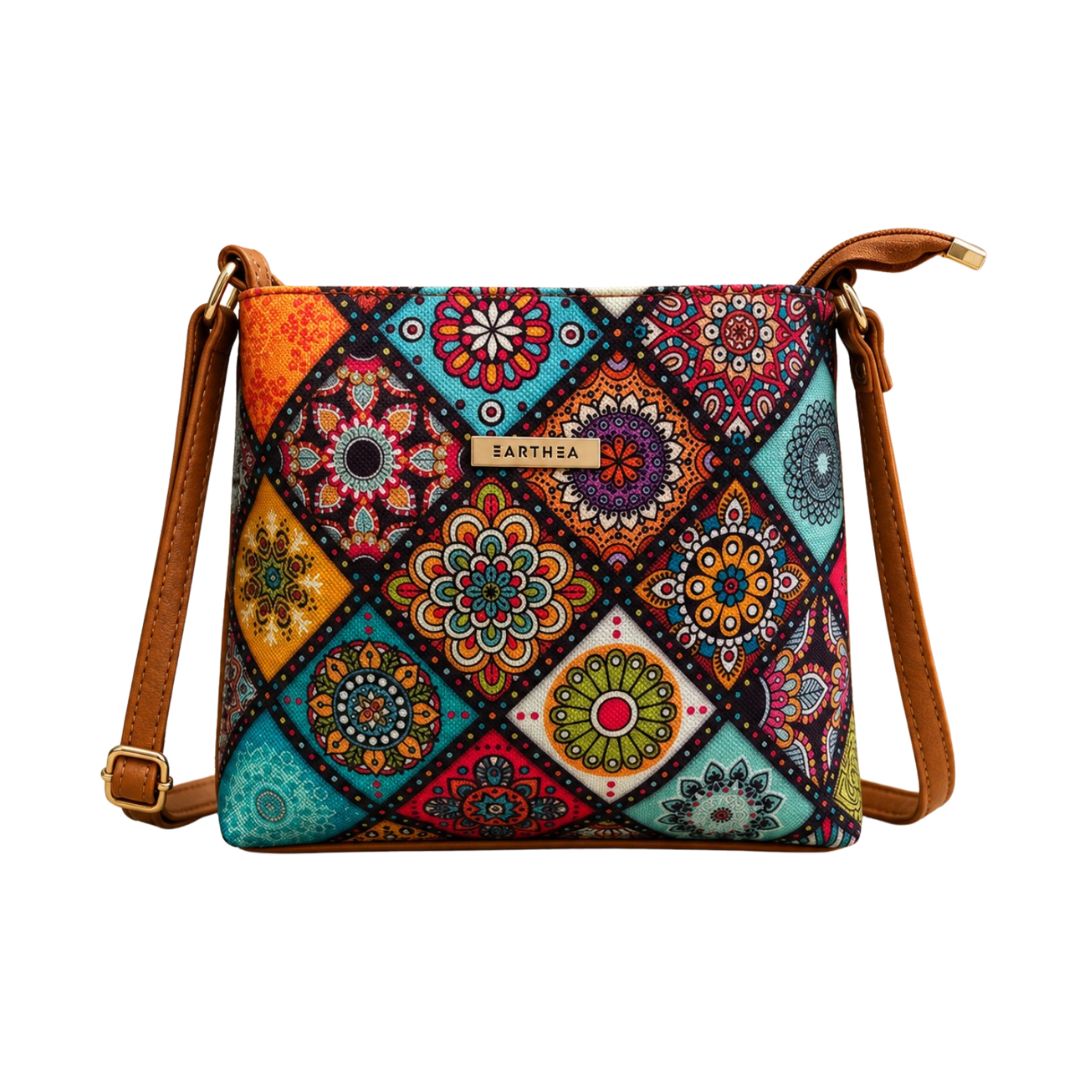 Royal Heritage Multi Pattern Sling Bag
