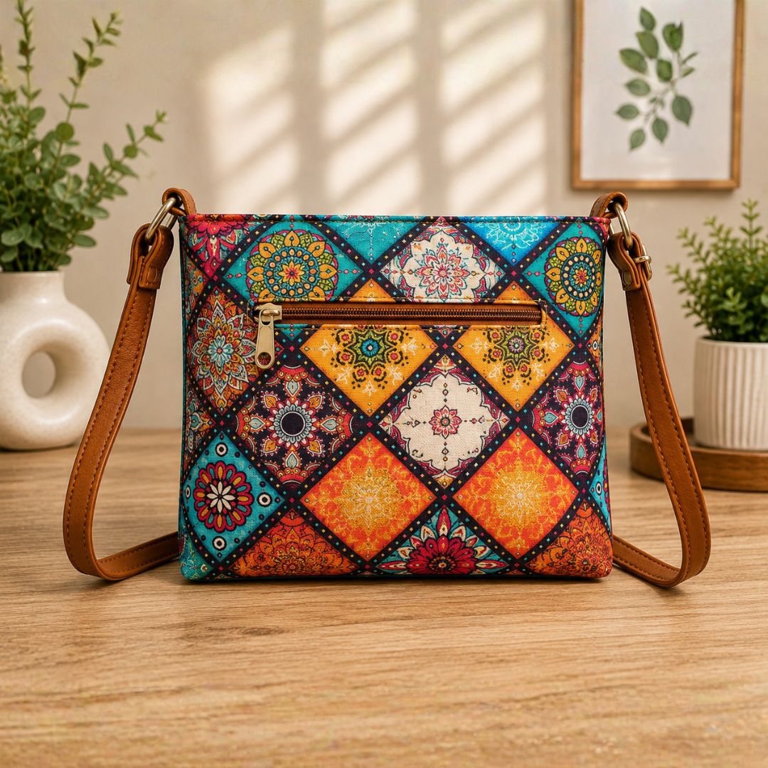 Royal Heritage Multi Pattern Sling Bag