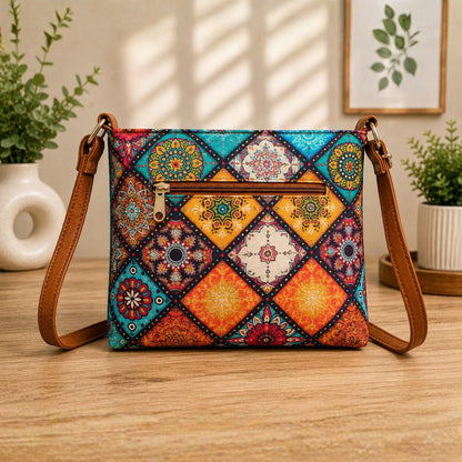 Royal Heritage Multi Pattern Sling Bag