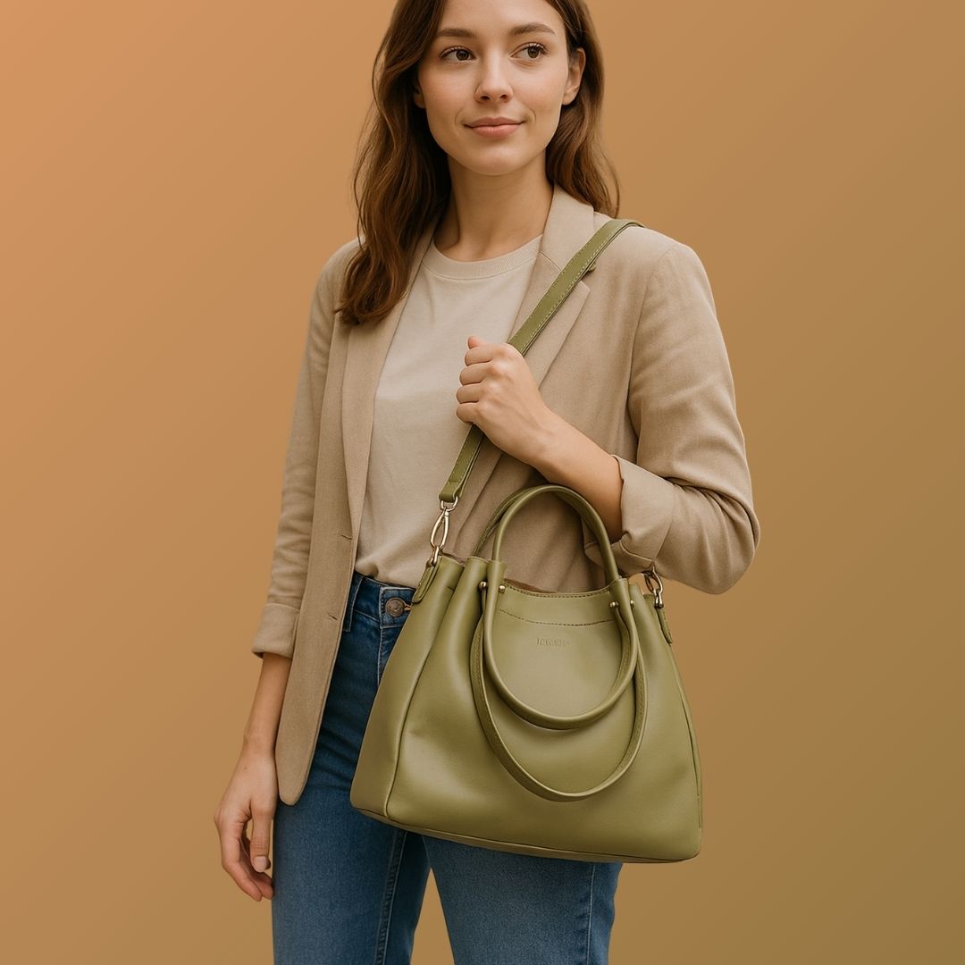 premium and trendy bags for women lime sling bag