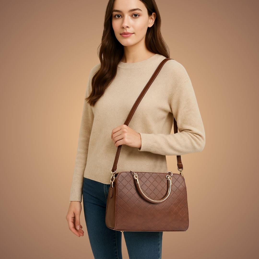Brown Hand Carry Bag