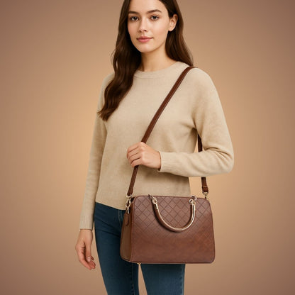Brown Hand Carry Bag