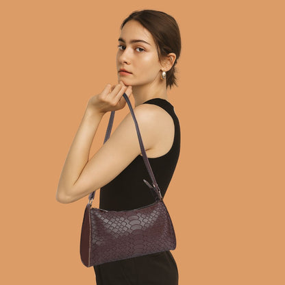 Textured Faux Leather Crossbody Bag